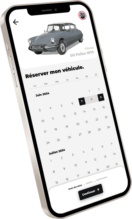 BuyrClub App mobile iphone investir voiture de collection