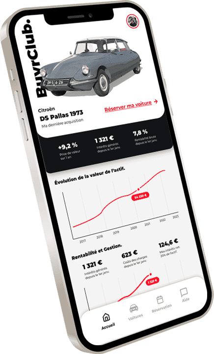 Investir voiture de collection app BuyrClub