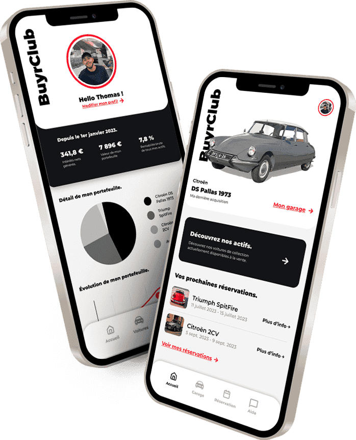 Investir voiture de collection app BuyrClub