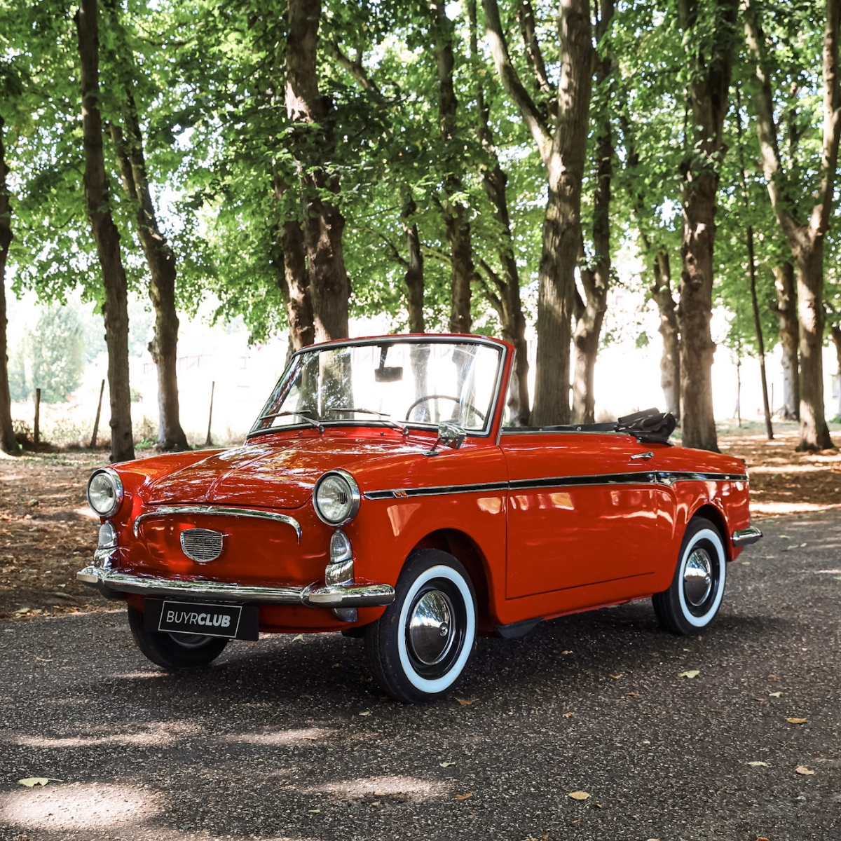 voiture collection Autobianchi Bianchina Eden Roc rouge